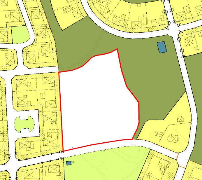 I detaljplaneförslaget kvarstår syftet att möjliggöra förskoleverksamhet, medan det inte längre är aktuellt med bostäder. Detaljplaner Planområdet är tidigare inte detaljplanelagt.