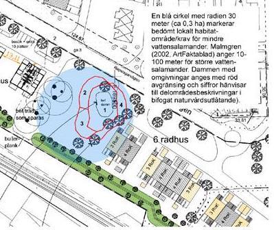 Marken inom planområdet lutar svagt från nordväst mot sydost. De högsta nivåerna tycks vara i det mellersta täta skogs- och berg-i-dagenområdet, medan de lägsta partierna finns längst åt öster.