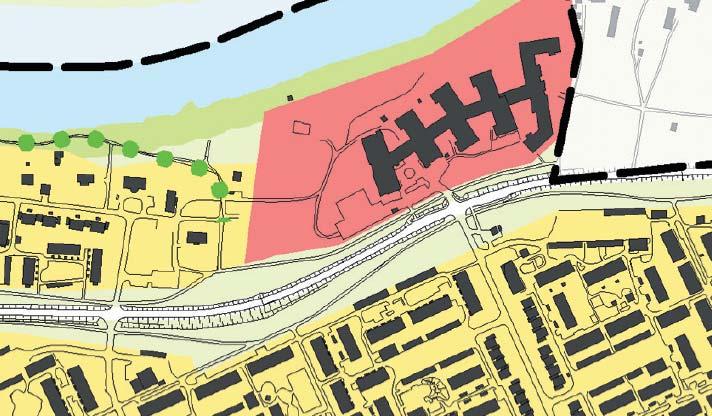 Översiktsplan Utsnitt ur FÖP Skelleftedalen (Anderstorp) som visar planområdet Stadsdelen Anderstorp ligger inom den 5 kilomters radie från Skellefteå stortorg som den fördjupade översiktsplanen för