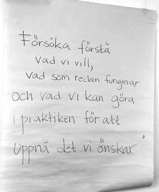 vuxenutbildningscentrum, Självhjälpsgrupper, Information- personligt ombud, Kommunpsykiatrin, biståndshandläggare) Rast Frukost Återblick Hemuppgiften (bra dag) Intervjua varandra om vad är bättre