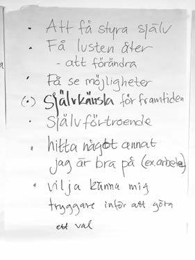 träffar för att det ska vara värt att komma? (Enskilt och i storgrupp) Frukost och småprat. Återblick gårdagen, fundera över vad vi gjorde. Vad var något som var extra bra? Enskilt och i grupp.