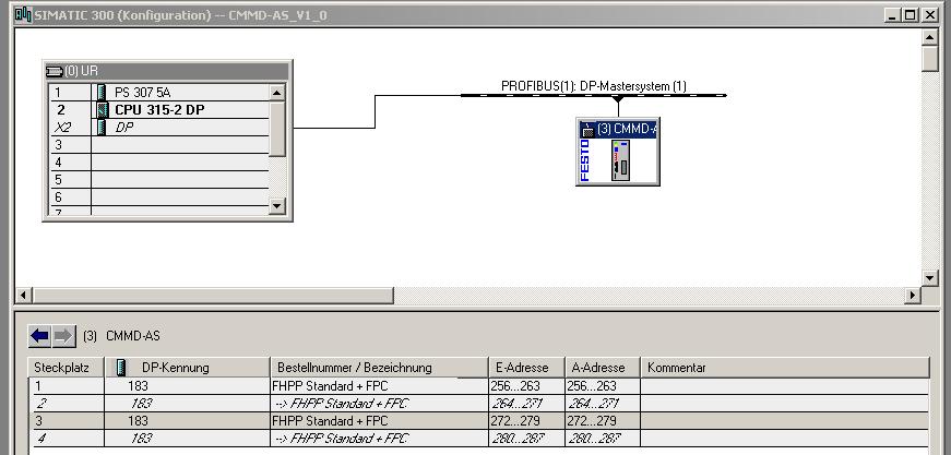 4. Konfiguration av PROFIBUS-anslutningen Bild 4.