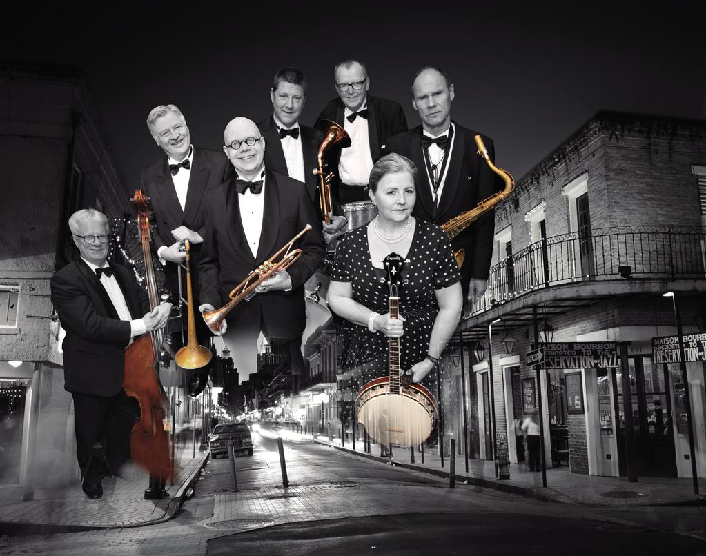 NEW ORLEANS Land of Dreams Peter Lind and the Cabaret Band Eva Forsgren SÅNG OCH BANJO Peter Lind TRUMPET OCH SÅNG John Högman