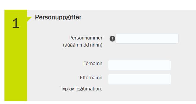 Lägg till ny person i personlistan 1. Personuppgifter Om personen har en utfärdad lärarlegitimation finns uppgiften i Skolverkets register. För- och efternamn hämtas då automatiskt.