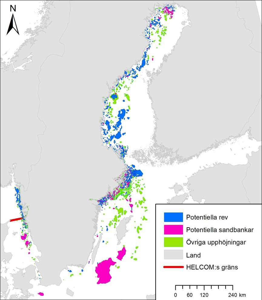 1110 Sandbankar & 1170 rev Utbredning 1110 sandbankar & 1170 rev m.h.a. GIS.