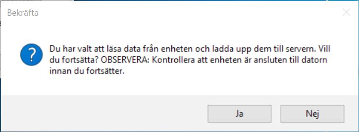 Överföra data från smartsändaren till ditt DMS-konto: 1.