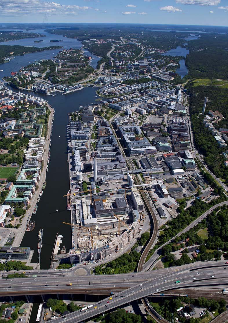 Trafiksystem Hammarby sjöstad är ett av Stockholms