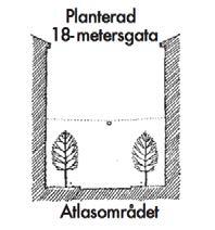 Rumslia aalyser Norrmalm / Vasasta I plaområdets södra äde lier Cetralstatioe med si delvis överdäckade baård som avlutas vid Kusbro.