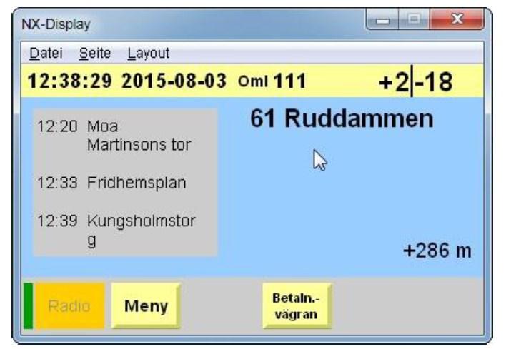 Sida 3 (11) körningen så att avstånden mellan bussarna bibehålls.