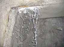 injekteringsslangar installeras innan betongen gjuts och är klart för användning efter att betongen härdat.