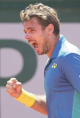 nasadeného Brita Murrayho. Jeho súperom bude deväťnásobný víťaz z parížskej antuky Rafael Nadal.