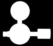 passar alla vanliga flaskventiler Motsvarar ISO-standard EN ISO 2503 Leveransinnehåll Regulatorer 2 st nylonpackning, 2 st slangsockel (1 st Ø 6,3 mm och 1 st Ø 5,0), överfallsmutter 3/8 och