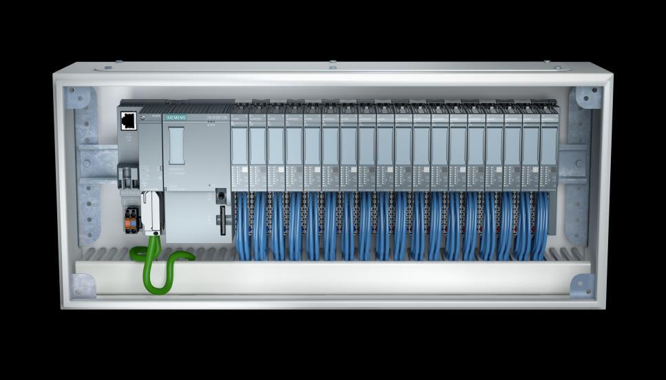 ET 200SP CPU Combined Advantages of S7-1500 and ET 200SP Feature / function Memory concept, quantity structures and features identical with SIMATIC S7-1511/ S7-1513 CPU Connection option for ET200SP