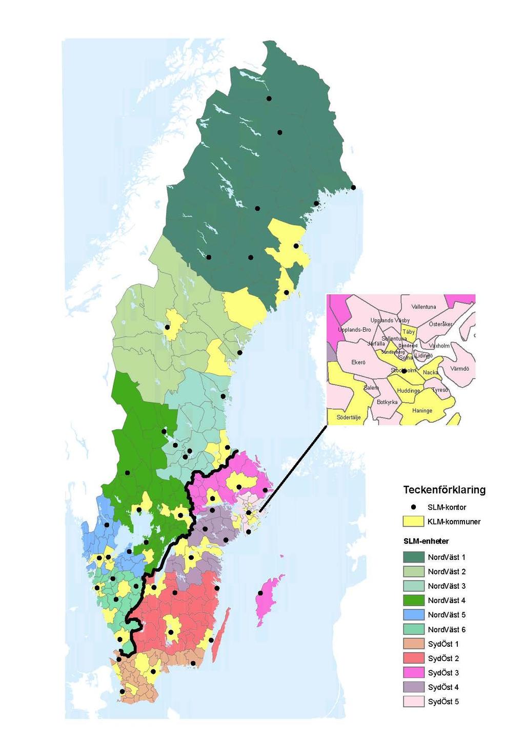 Figur 1 Fastighetsbildningens organisation 2017.