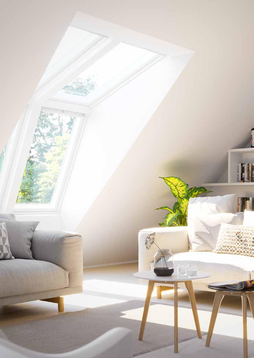 VELUX takfönsterkupa, VELUX CARIO och VELUX takterrass skapar