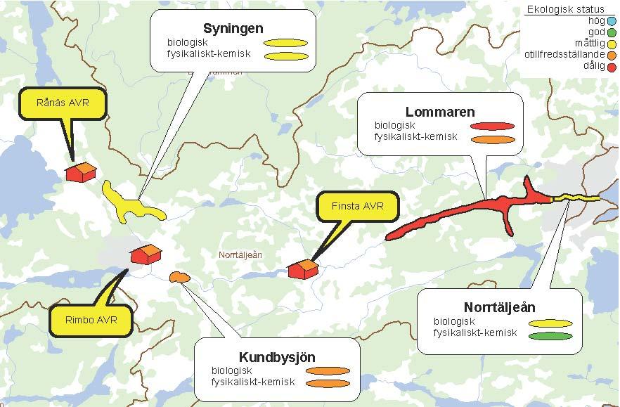 Norrtäljeåns avrinningsområde Norrtäljeåns avrinningsområde omfattar 350 km 2 och domineras av skog. Andelen jordbruksmark uppgår till 26 procent och andelen sjöar till sju procent.