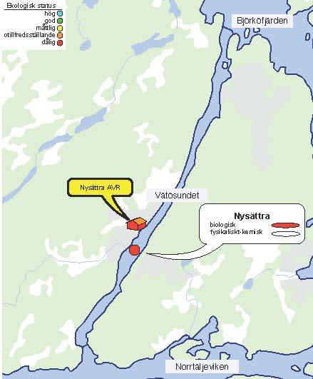 Vätösundet Vätösundet omfattar 2,4 km 2 och sträcker sig i nord-sydlig riktning från Björköfjärden i norr till Norrtäljeviken i söder.