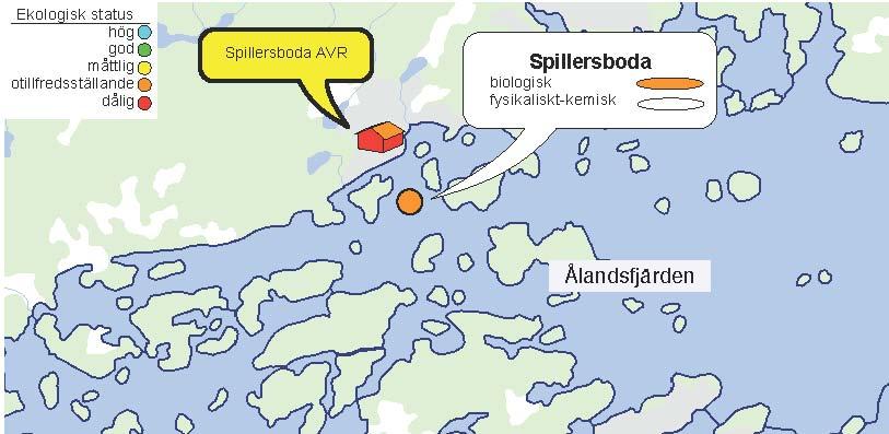 Ålandsfjärden Ålandsfjärdens yta upptar 40 km 2. Vattenförekomsten sträcker sig från Hysingsvik i väster till Kapellskär i nordost och till Blidös nordligaste udde i öster.
