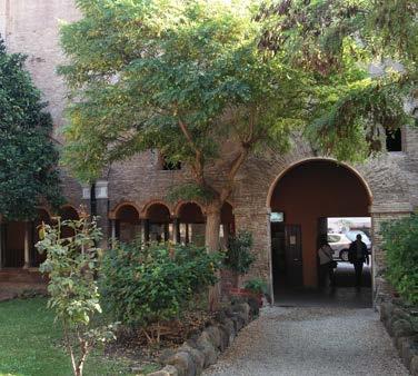 Resten av terminen jobbade vi på ett projekt där vi skulle utveckla ett förslag för ett medeltida kloster i Trastevere som nuförtiden är ett fullt fungerande sjukhus.