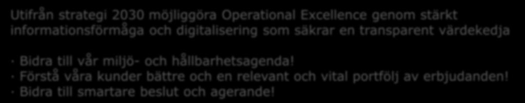 vår miljö- och hållbarhetsagenda!