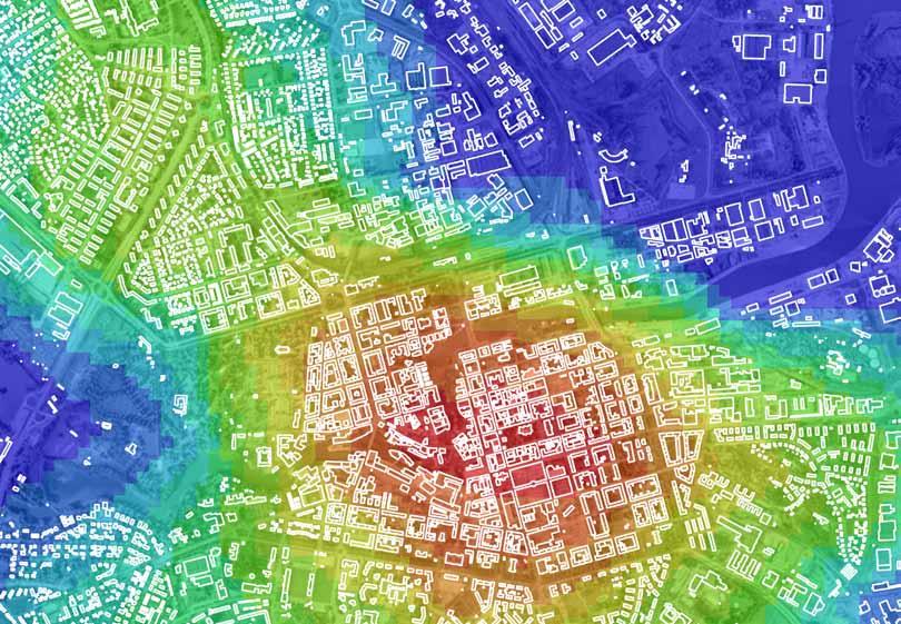 Funktionstäthet inom 500m: nuläge Funktionstäthet Blandstad Ej blandstad Funktionstäthet inom 500 m definieras som boende