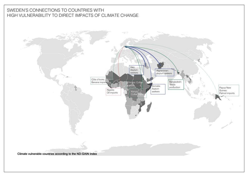 Sweden s connections to countries with