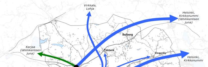 Generalplan för fastlandsområdet i Ingå 42 Den nuvarande