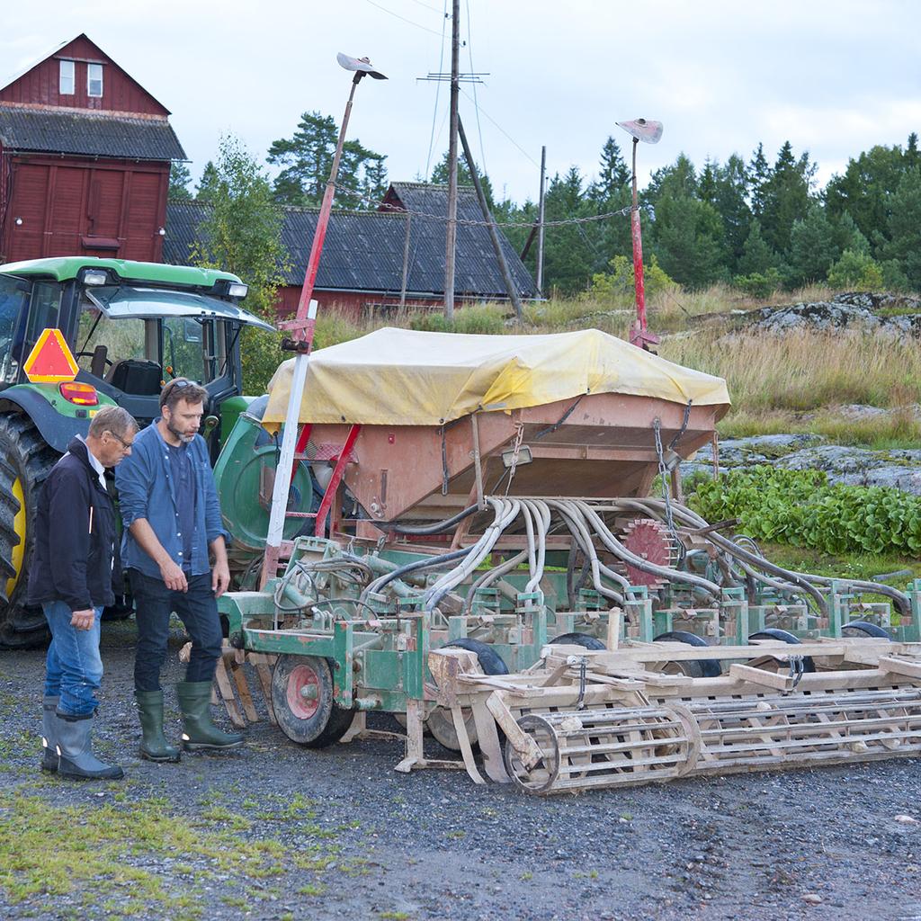 Exempel 10: Lars Gottfridssons såmaskin Ekoodlaren används än idag på Hults gård. Foto: P.F. Exemplet Gottfridsson är intressant.