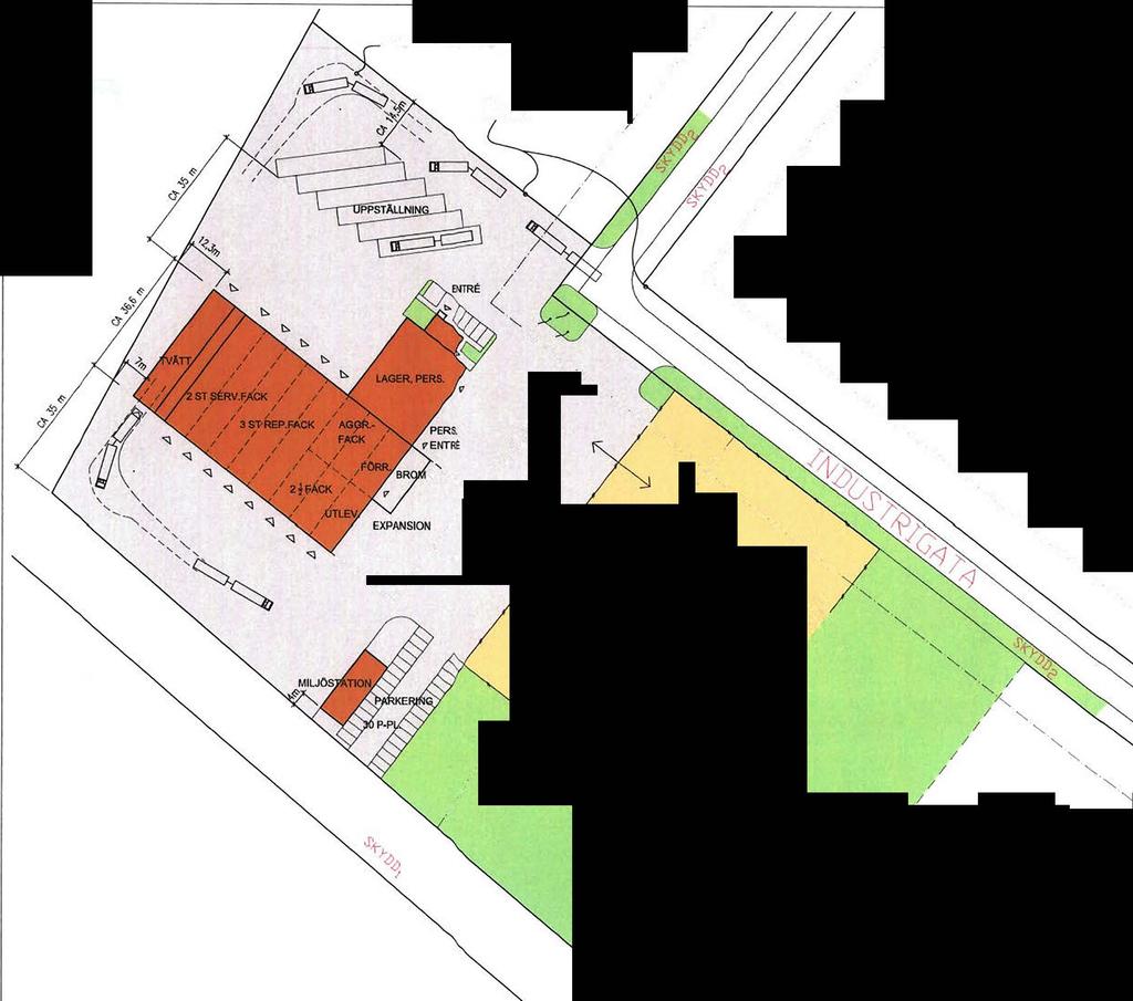I Sl<YDO I ) / / / / SVÄNGRAOIE 24-IAETERSBIL NY GRANS I FÖRLÅNGNING AV GATAN / / / / / / I / / / / / / / / / / / p; l. z. 68 av 210 s '' ' > / // '- I / I 18S80m' ', I ' ' I '-v/."."." ".