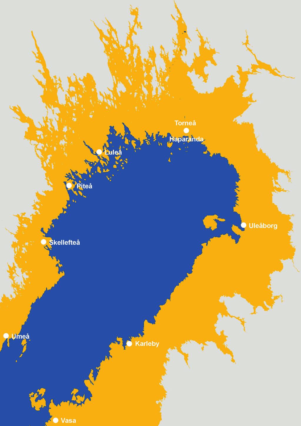 Riskzoner De sura sulfatjordarna finns längs landhöjningskusten runtom Bottniska viken.