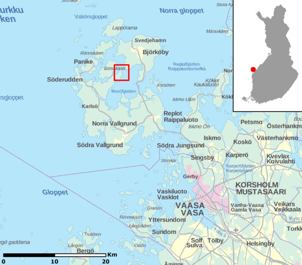 4 (65) Korsholms världsarvsväg FCG DESIGN OCH PLANERING AB 1 BESKRIVNING AV PROJEKTET 1.