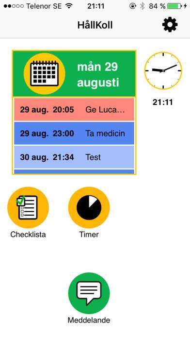 Genom att koppla checklistor och timer till händelser och aktiviteter i din kalender så får du koll på vad som ska göras, under vilken tid och får en översyn över dagens alla