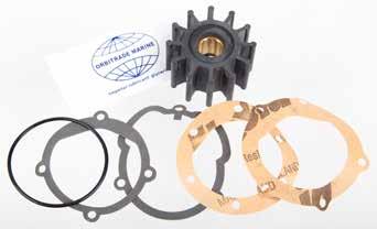 Kylsystem / Cooling system INNEHÅLL 213 Impellersatser / Impeller kits D2-55, D2-75, 3,0, 4,3, 5,7, 7,4, 8,1, 430, 431, 432, 434 500, 501, 570, 571, 572, V-6, V-8, D21, D22, 2003, D375, D420 D2-55A,