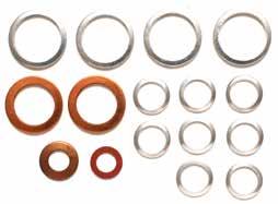 Sealing washer kits for fuel system