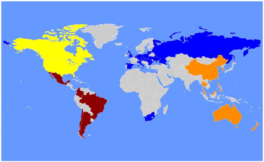 Recruitment North America n=3708 (25%) 190 sites Europe n=6788 (46%) 329 sites Latin America n=2727 (18%) 64