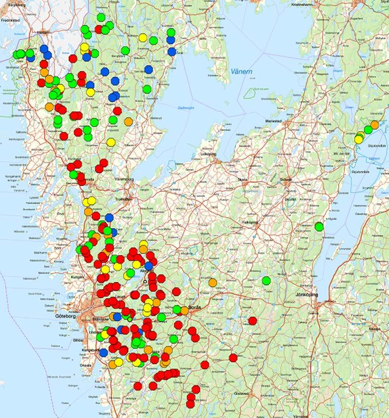 Havs- och vattenmyndigheten, som ansvarig myndighet för kalkningsverksamheten, utförde tillsammans med Sveriges lantbruksuniversitet och länsstyrelserna mellan 2010-2016 en inventering av