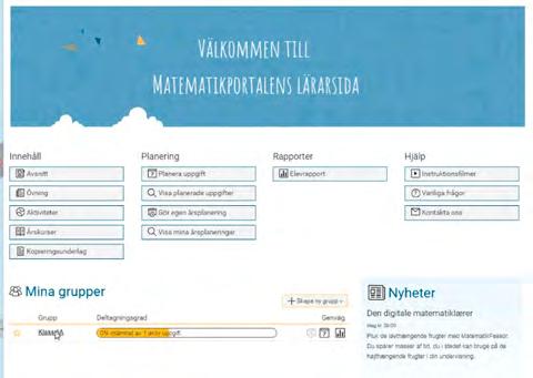 För att eleverna ska komma igång med uppgifterna klickar de på den orange knappen, Läs.