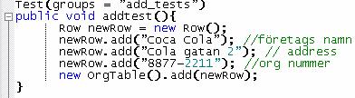 Eftersom MYSQLCon är testad och funktionaliteten är säkerställd behövs det inte testas något specifikt här utan allt som behövs är att veta att funktionen körs utan att kasta undantag, execeptions.