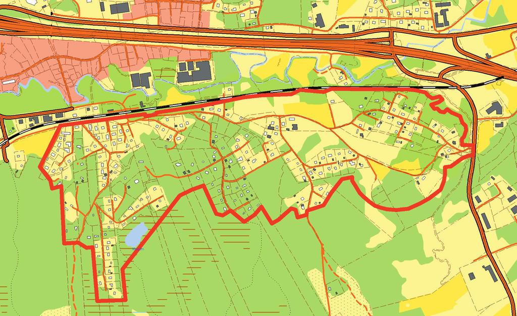 I Landvetters-Backa finns idag 185 bebyggda fastigheter, varav cirka 90 % används som helårsbostäder.