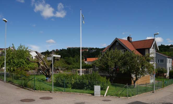 Förutsättningar Mark och vegetation Marken inom Körsbäret 10 är relativt flack och består av en uppvuxen trädgård med ett flertal äppelträd.