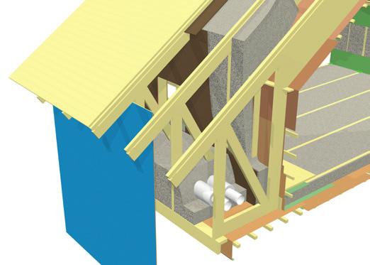 REGLAR I VERTIKAL DEL FÖR SPRUTISOLERING AV VÄGG Stödbräda Snedvind Ventilationskanal enligt byggritning.