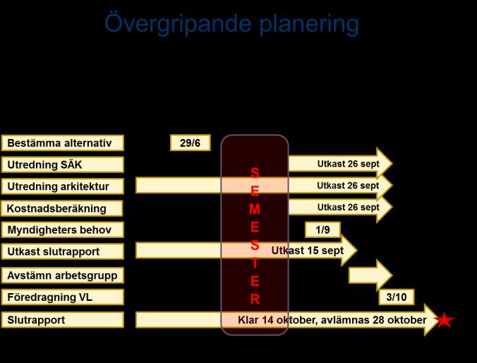 Tillvägagångssätt Kort utredningsperiod Arbetsgrupp med IT, juridik, arkitektur & verksamhet Avstämningar med