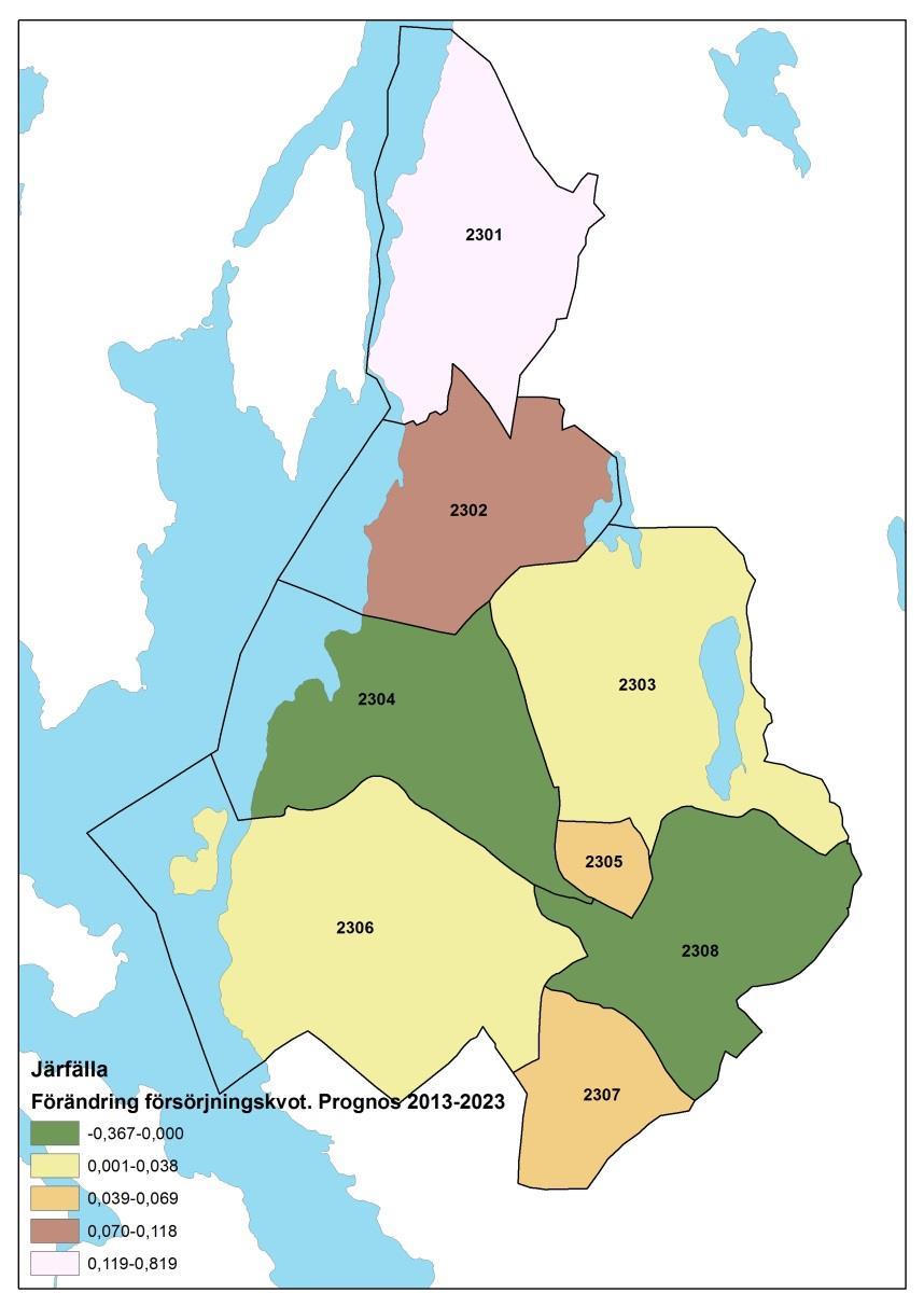 20 (66) JÄRFÄLLA PL-2301 Stäket PL-2302 Kallhäll PL-2303 Norra Jakobsberg PL-2304 Västra