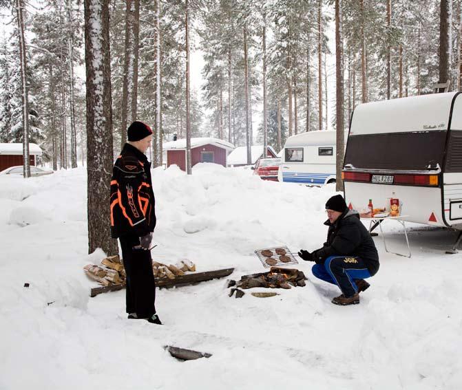 V E R K S A M H E T S B E R Ä T T E L S E 2 0 0 8 Vintercampare vid Stora Stenträsket.