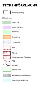 Fördjupningen för Umeå berörs av anspråk på riksintressen för naturvård, kulturmiljövård, vindkraft, kommunikationer, totalförsvaret, yrkesfiske och rennäring.