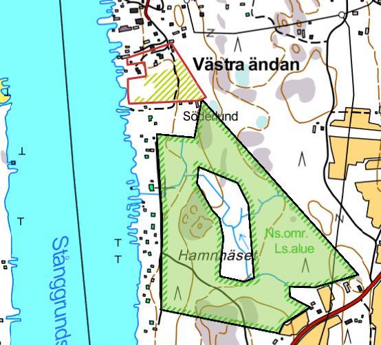 55, TEKN 15.3.2017 17:00 / Pykälän liite: 1.2.2017 PLANBESKRIVNING_SCHRIEKENBERG 8 3.1.1 Naturmiljön Landskapets särdrag Området är beläget i direkt anslutning till havet.