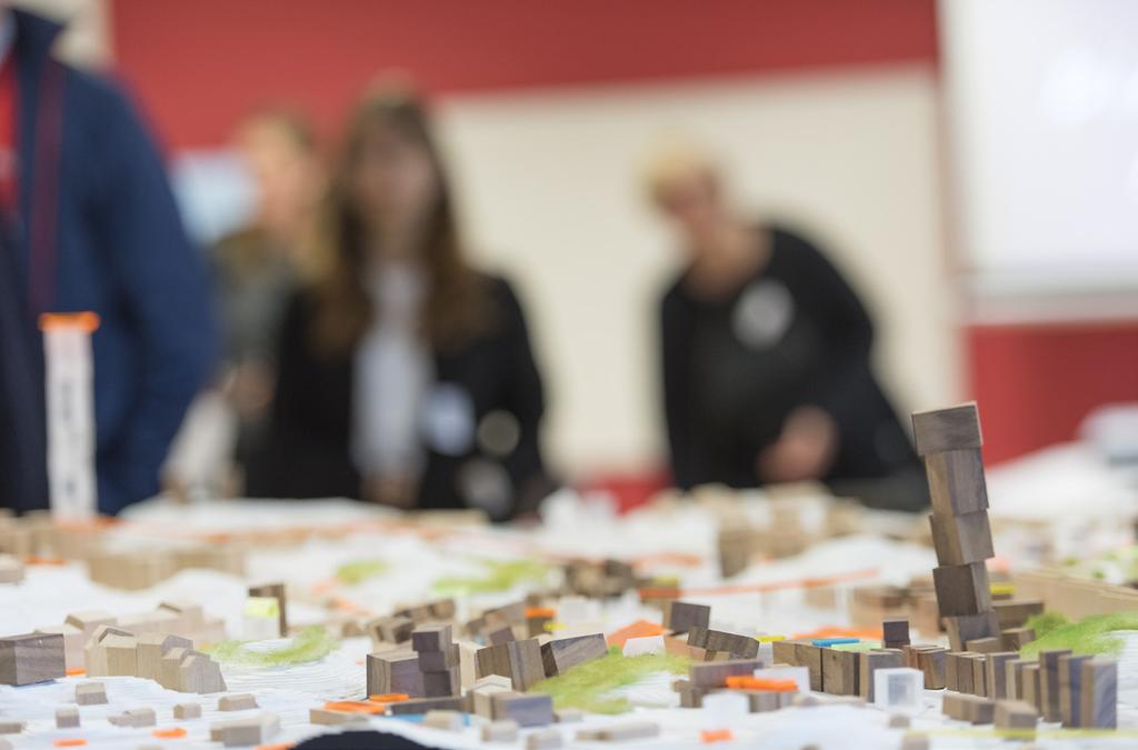 ca 50 personer deltog i workshopen Hur ska framtida Tullinge se ut? Hur tätt ska det vara?