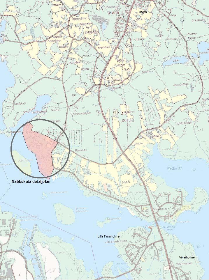 Översiktskarta över planeringsområdets läge. Planens utarbetare Planen utarbetas av Arkitekt Ab Rajaniemi och som ansvarig person fungerar tekn.dr.