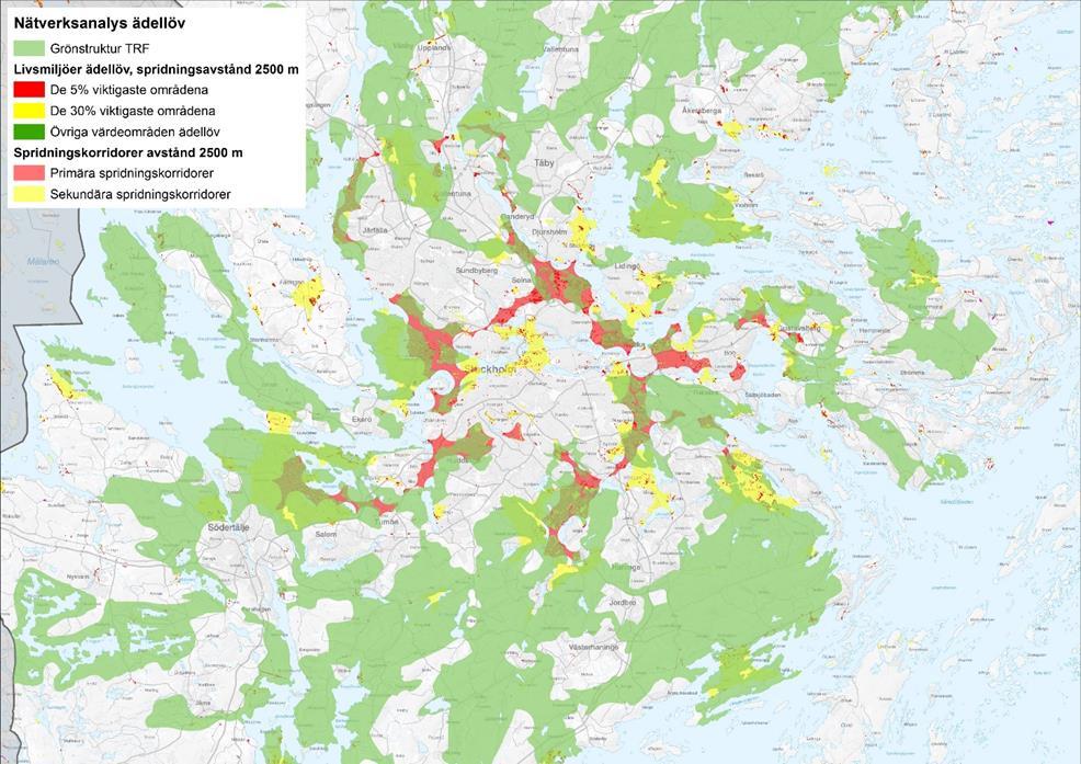 Skillnaden mellan Grön infrastruktur och grönstrukturen i RUFS, forts.