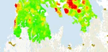 Landskap i långsiktig planering Kortversion av pilotstudie Västra Götalands län för stora spridningsavstånd mellan värdekärnor försvårar eller omöjliggör nödvändigt utbyte av genmaterial.